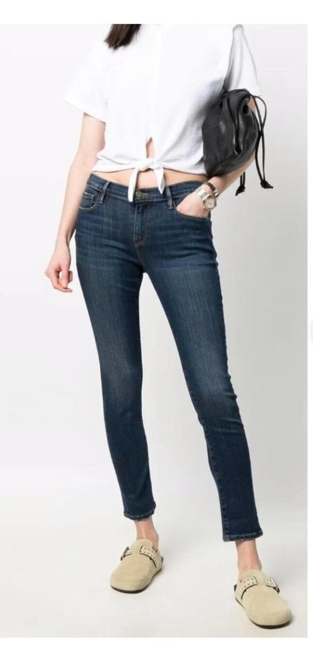 Frame Le Garcon Crop Denim Jeans Size 27